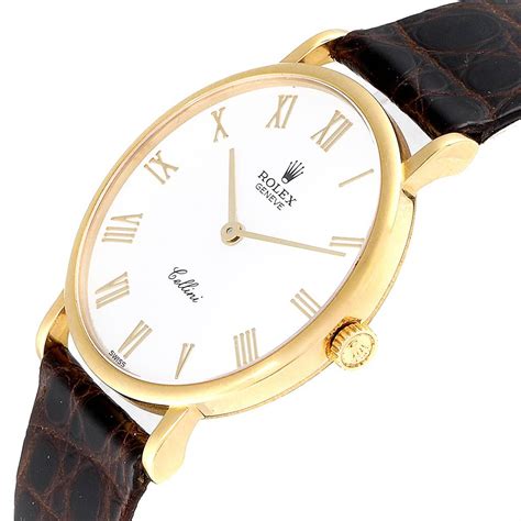 rolex cellini ref 5112|Rolex Cellini 5112 32mm White Dial 18k Yellow Gold CUSTOM.